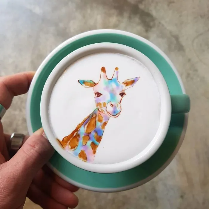 Soy un barista de Corea que crea arte sobre el café