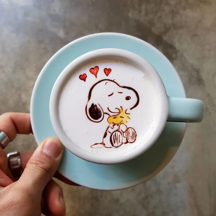 I'm A Barista From Korea Who Creates Art On Coffee