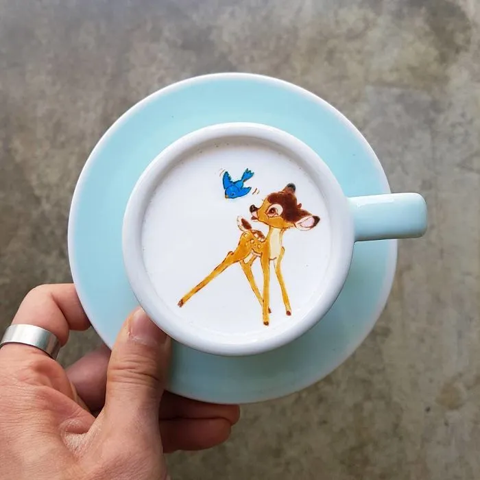 I'm A Barista From Korea Who Creates Art On Coffee
