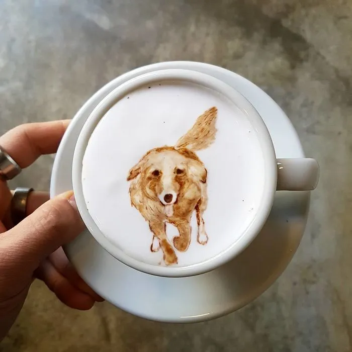 I'm A Barista From Korea Who Creates Art On Coffee