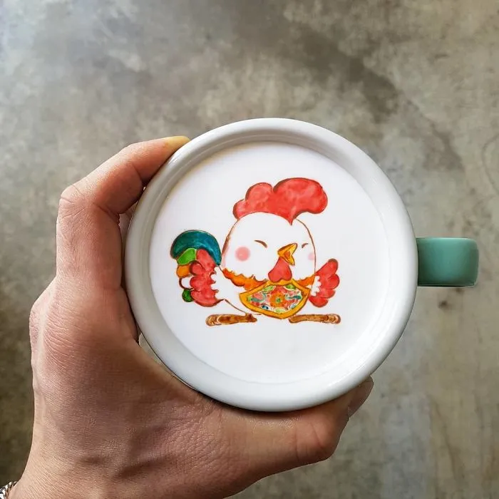 I'm A Barista From Korea Who Creates Art On Coffee