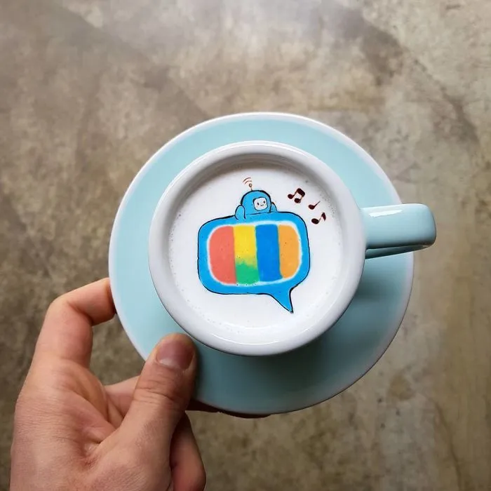 I'm A Barista From Korea Who Creates Art On Coffee