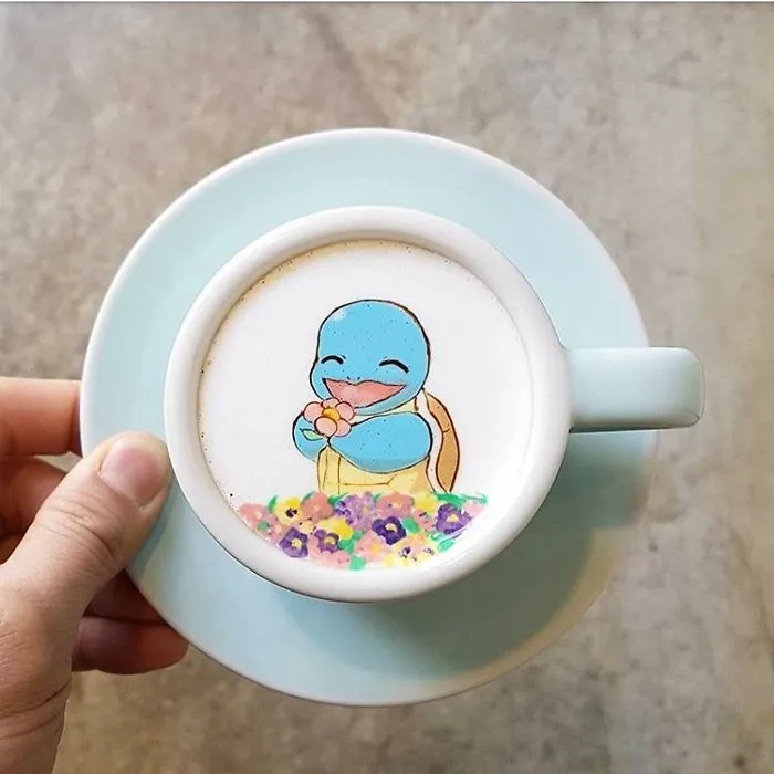 I'm A Barista From Korea Who Creates Art On Coffee