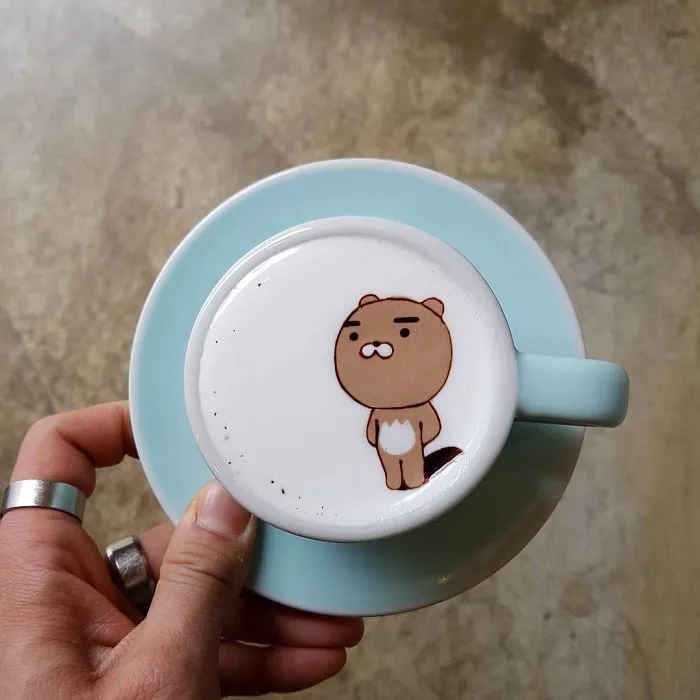 I'm A Barista From Korea Who Creates Art On Coffee
