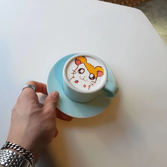 I'm A Barista From Korea Who Creates Art On Coffee