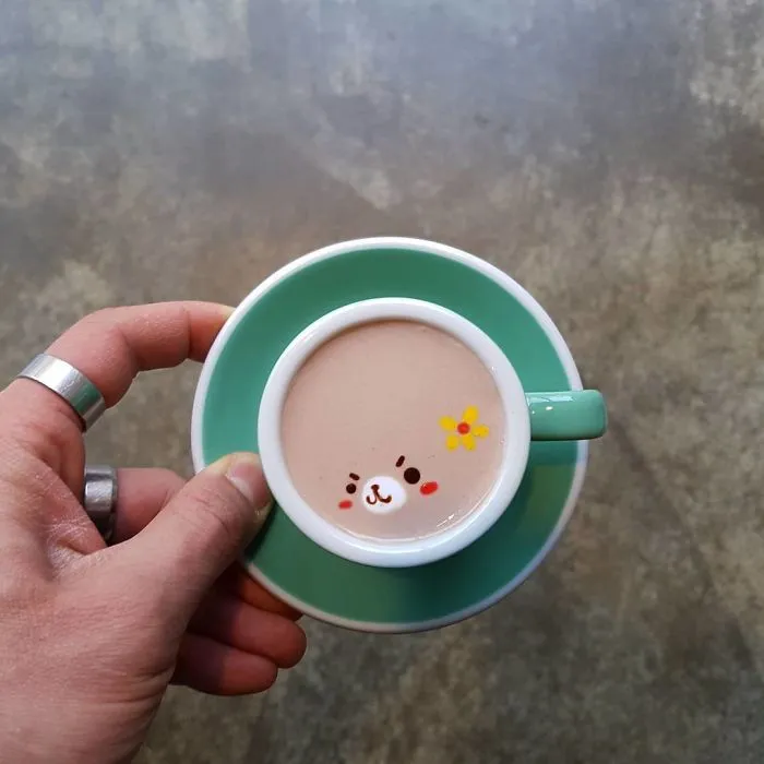 I'm A Barista From Korea Who Creates Art On Coffee