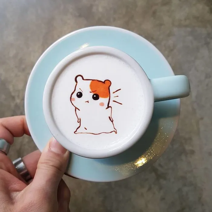 I'm A Barista From Korea Who Creates Art On Coffee