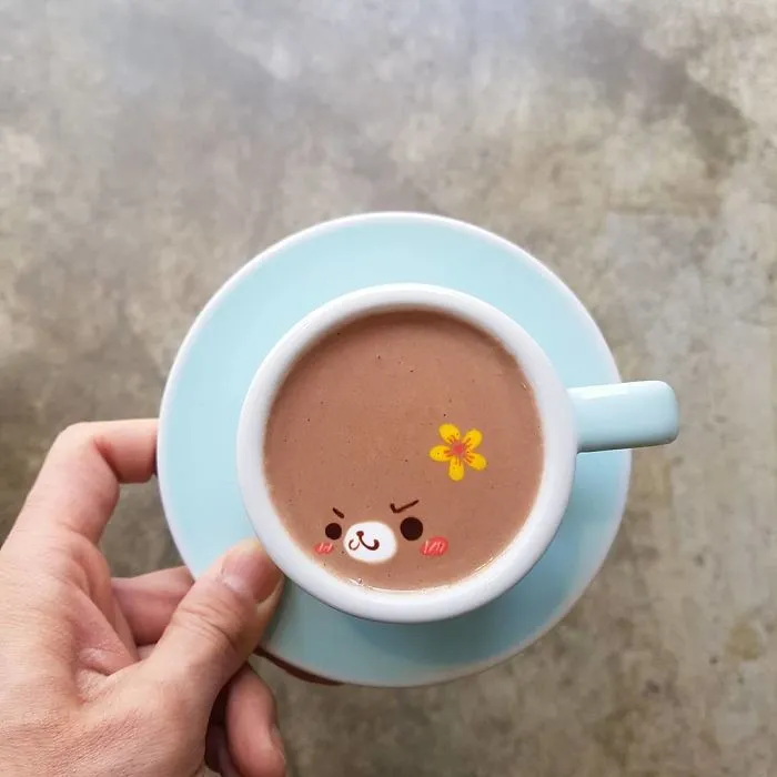 I'm A Barista From Korea Who Creates Art On Coffee
