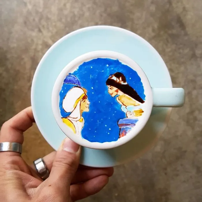 I'm A Barista From Korea Who Creates Art On Coffee