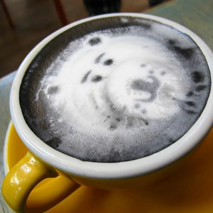 Al fin existe el café latte gótico, tan oscuro como tu alma