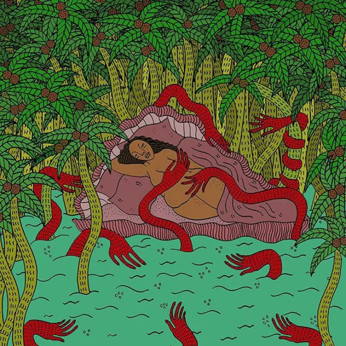 10+ Ilustraciones honestas de mujeres modernas y sus demonios, por Polly Nor (NSFW)