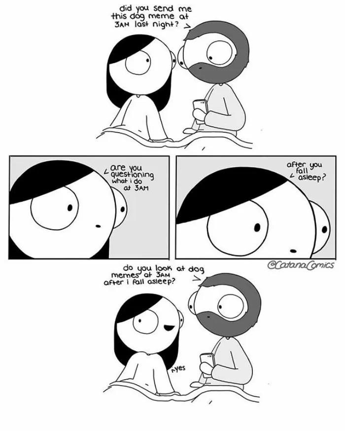 Girlfriend Secretly Illustrates Everyday Life With Her Bf, He Uploads Comics Online And They Go Viral (New Pics)