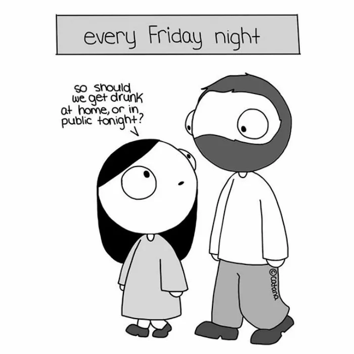 Girlfriend Secretly Illustrates Everyday Life With Her Bf, He Uploads Comics Online And They Go Viral (New Pics)