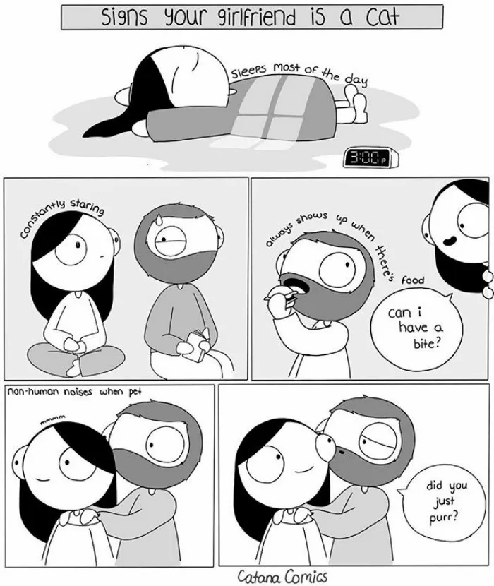 Girlfriend Secretly Illustrates Everyday Life With Her Bf, He Uploads Comics Online And They Go Viral (New Pics)