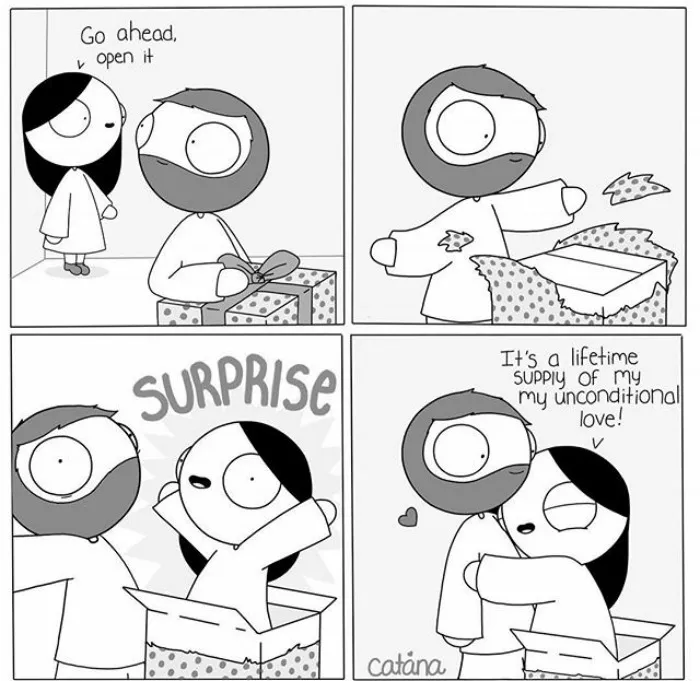 Girlfriend Secretly Illustrates Everyday Life With Her Bf, He Uploads Comics Online And They Go Viral (New Pics)