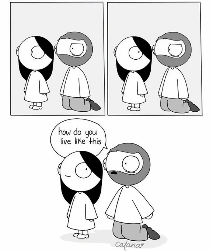 Girlfriend Secretly Illustrates Everyday Life With Her Bf, He Uploads Comics Online And They Go Viral (New Pics)