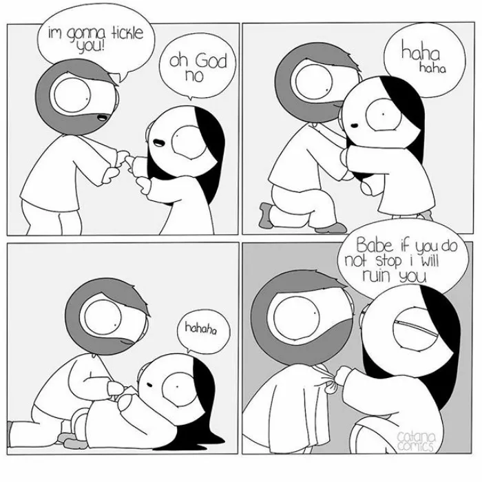 Girlfriend Secretly Illustrates Everyday Life With Her Bf, He Uploads Comics Online And They Go Viral (New Pics)