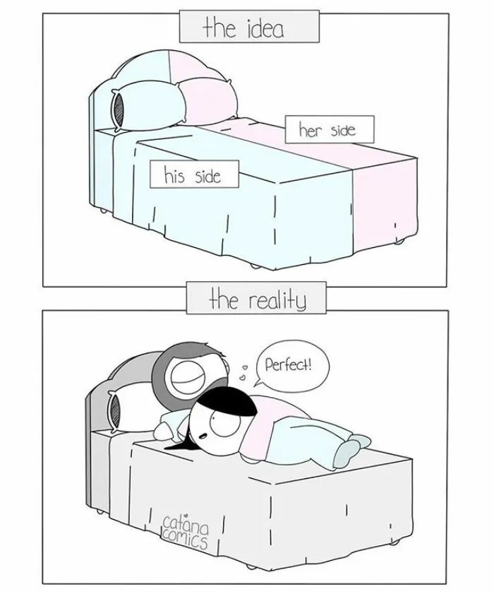 Girlfriend Secretly Illustrates Everyday Life With Her Bf, He Uploads Comics Online And They Go Viral (New Pics)