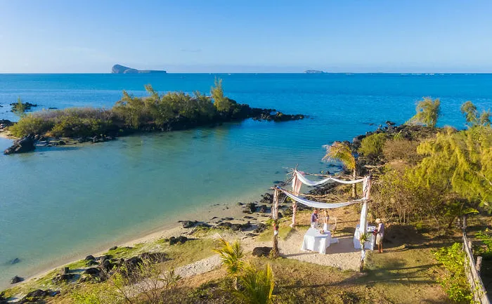 Aerial Wedding Photography Shot With Drone