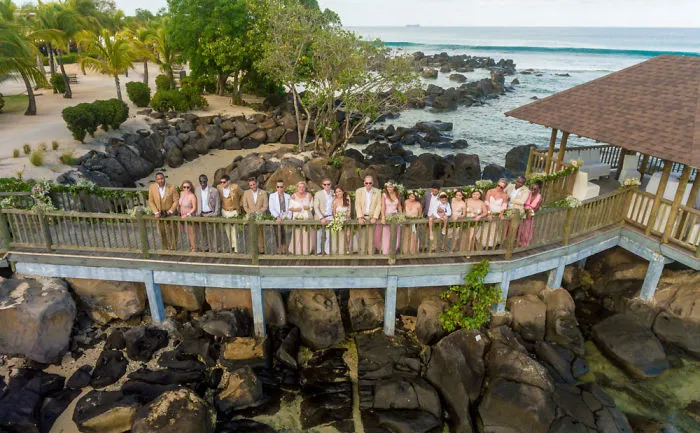 Aerial Wedding Photography Shot With Drone