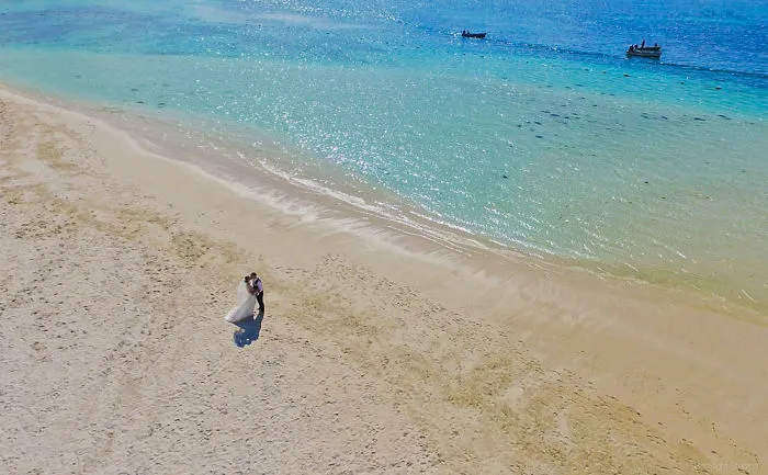 Aerial Wedding Photography Shot With Drone