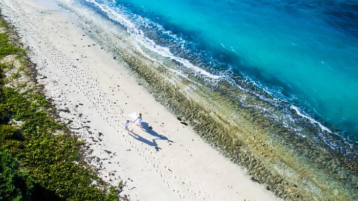 Aerial Wedding Photography Shot With Drone