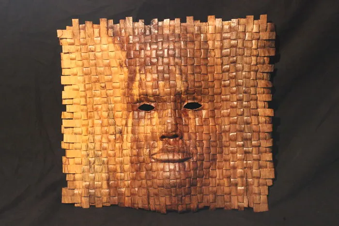 "Become Your Passion"Is A Carved Version Of A Woven Medium That Is Portrayed With My Own Medium In A Solid Piece Of Black Walnut.