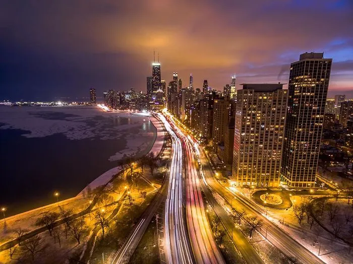Romanian Photographer Captures Chicago From Above Like You've Never Seen Before