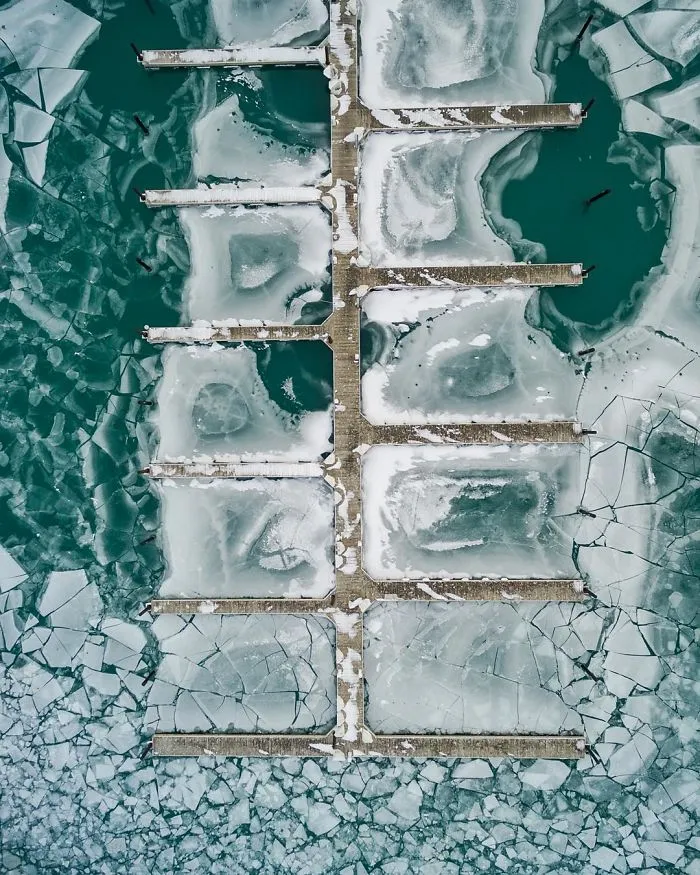 Romanian Photographer Captures Chicago From Above Like You've Never Seen Before