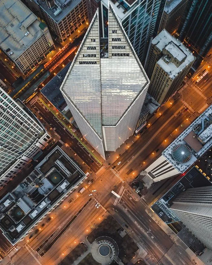 Romanian Photographer Captures Chicago From Above Like You've Never Seen Before