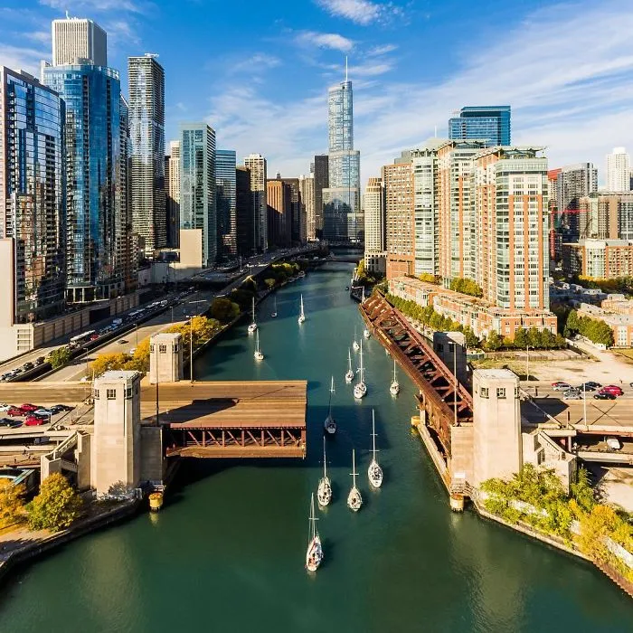 Romanian Photographer Captures Chicago From Above Like You've Never Seen Before