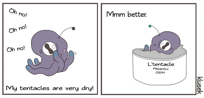 Klusek, Little Purple Squid I Drew...