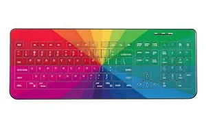 Color Wheel Wireless Keyboard