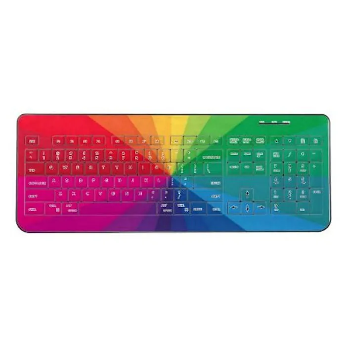 Color Wheel Wireless Keyboard