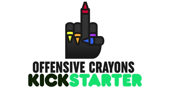 Offensive Crayons! Boner Pill Blue, Privilege, Miscarriage Maroon