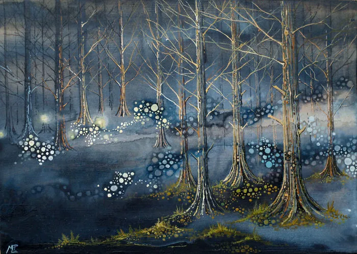 I Create Watercolor Paintings On Wood To Show My Love For Nature
