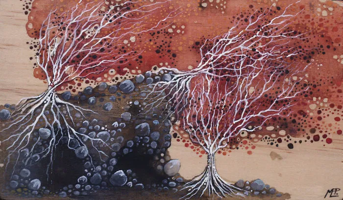 I Create Watercolor Paintings On Wood To Show My Love For Nature
