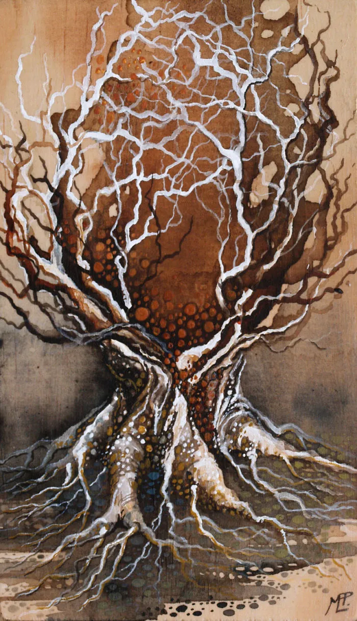 I Create Watercolor Paintings On Wood To Show My Love For Nature