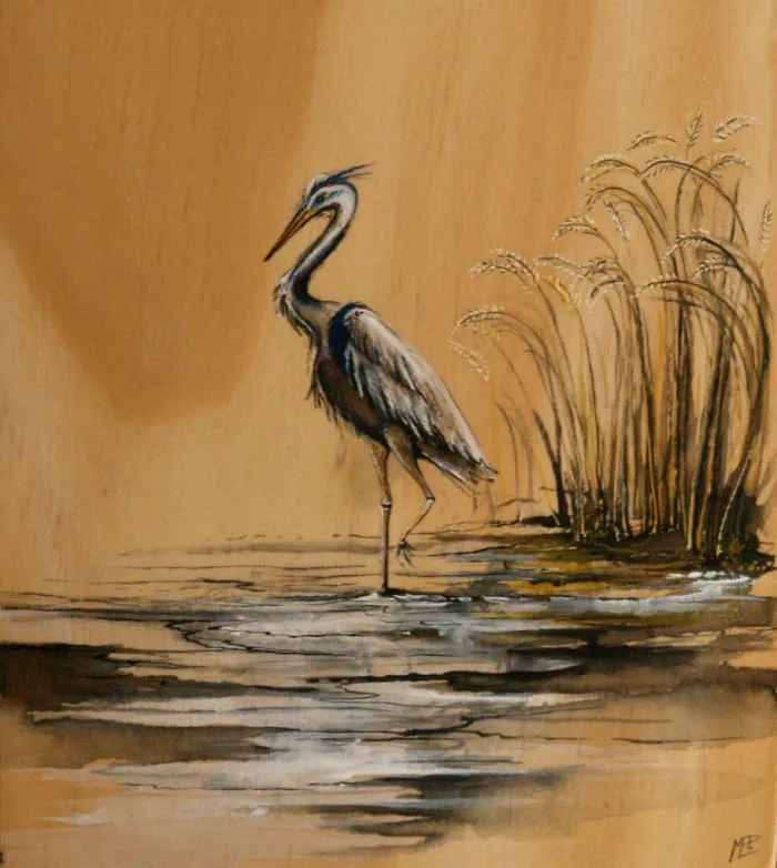 I Create Watercolor Paintings On Wood To Show My Love For Nature