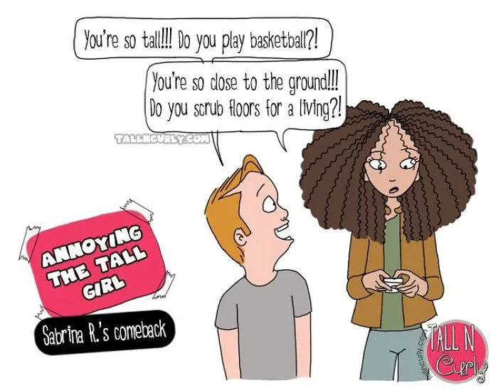 25 Problems I Face When Being A Tall And Curly-Haired Girl