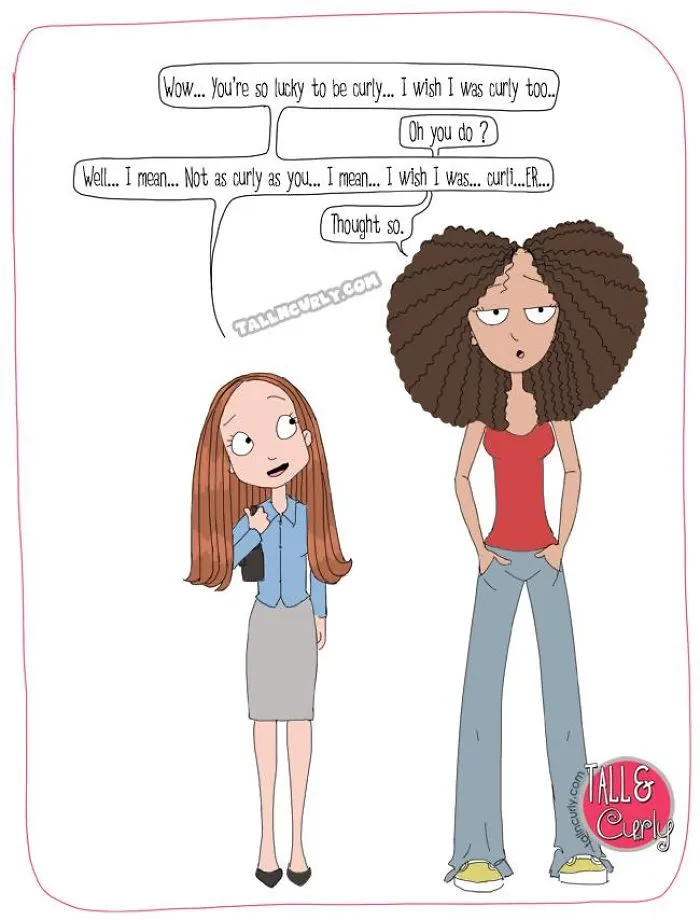 25 Problems I Face When Being A Tall And Curly-Haired Girl