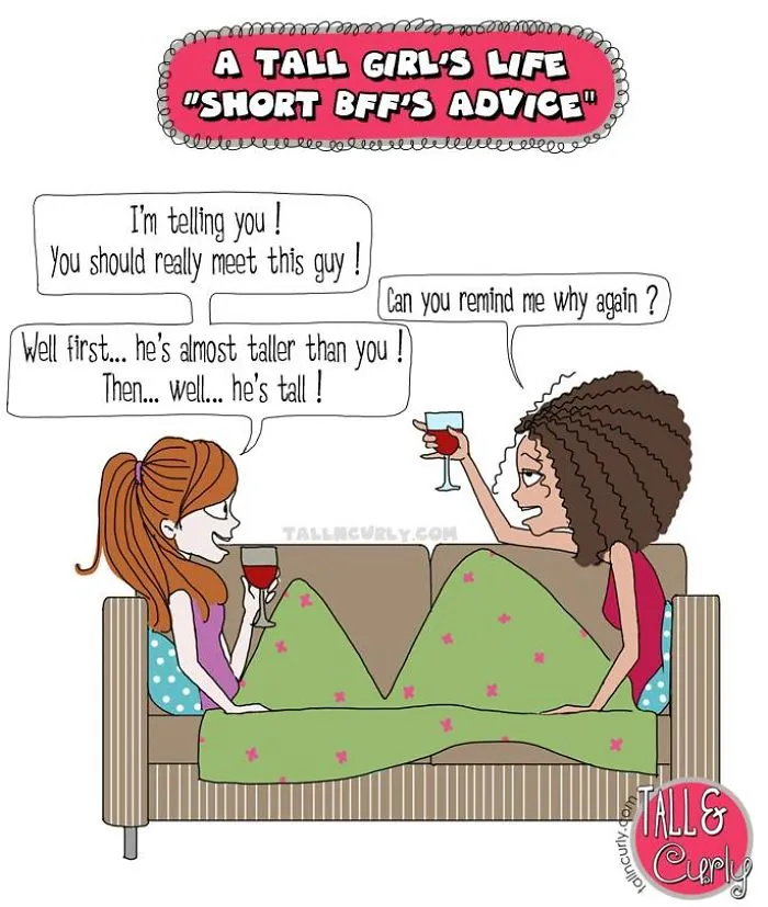 25 Problems I Face When Being A Tall And Curly-Haired Girl