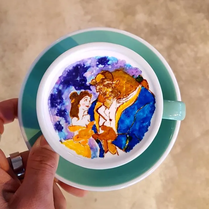 I'm A Barista From Korea Who Creates Art On Coffee