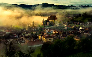 Morning Fog In Biertan