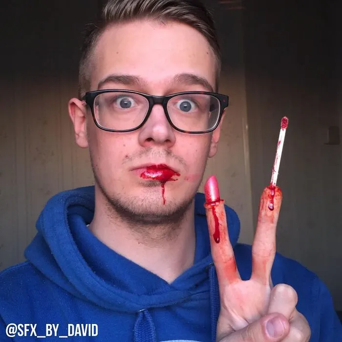 Incredibly Realistic Sfx Make-Up By David Harris