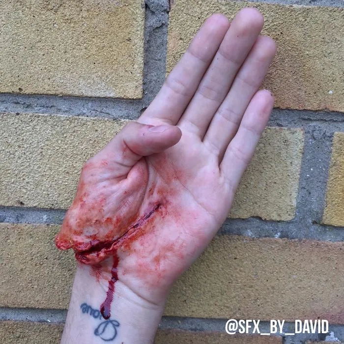 Incredibly Realistic Sfx Make-Up By David Harris