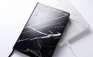 World's First Real Marble Notebook Journal