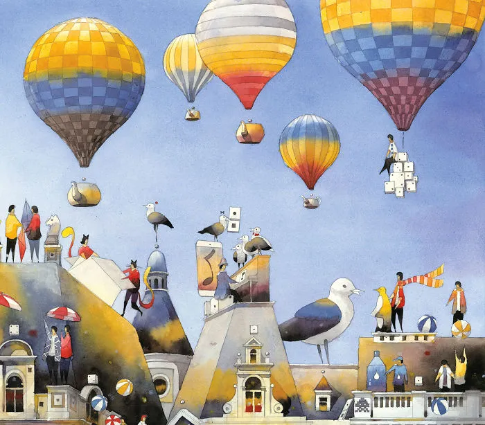 The Magical Urban Worlds Found In Tytus Brzozowski’s Watercolours Have Always Been Popular With Children, So The Artist Decided To Create A Book Especially For Them.