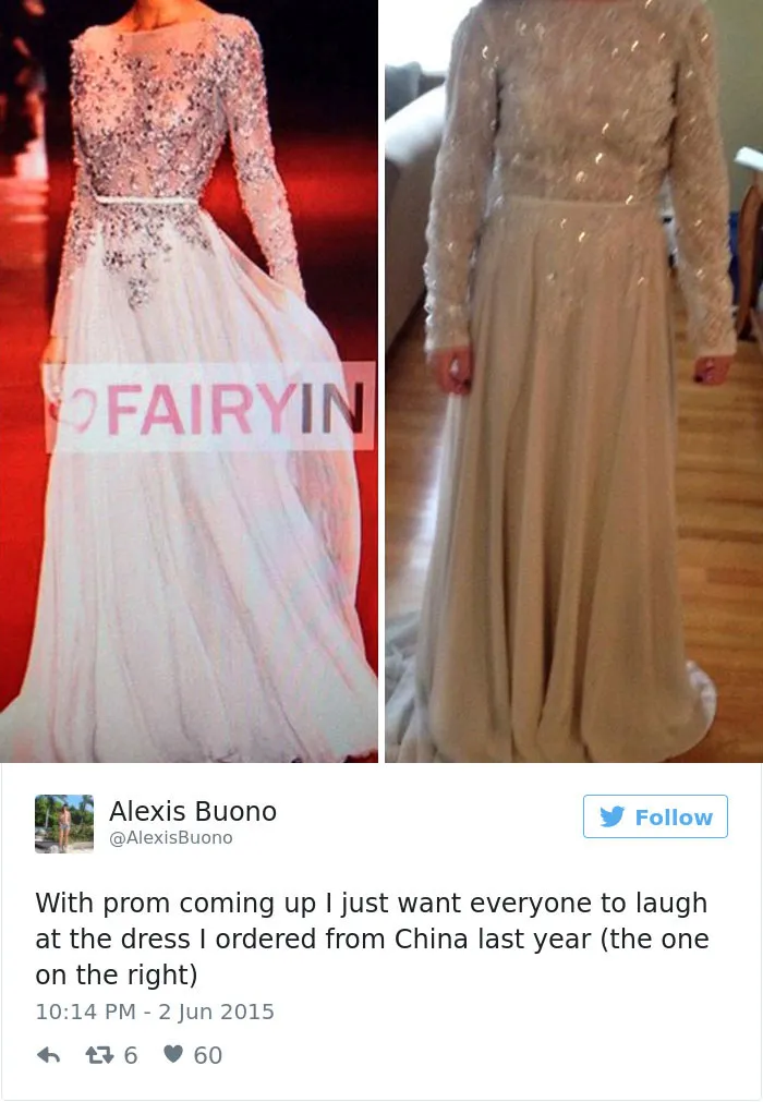 Teens Are Sharing Prom Dresses They Regret Buying Online And It's Hilarious