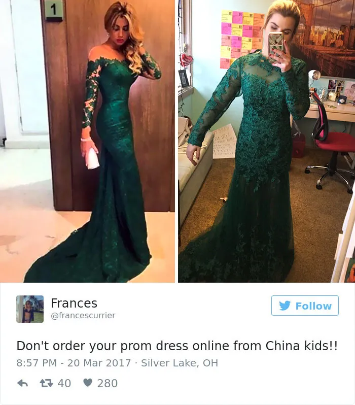 Niñas, no encarguéis vuestro vestido a China